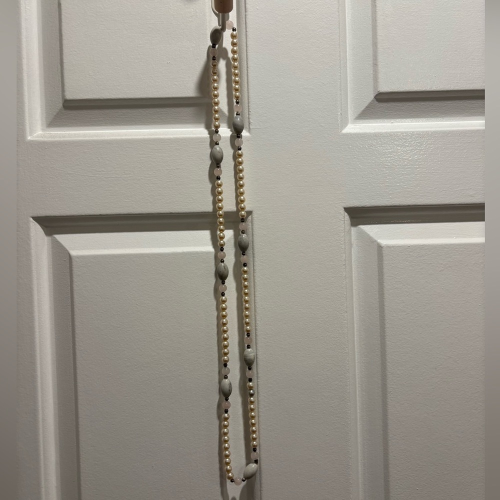 Vintage Stone Beaded Necklace